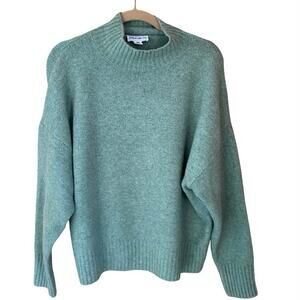 For The Republic soft green turtleneck sweater size medium